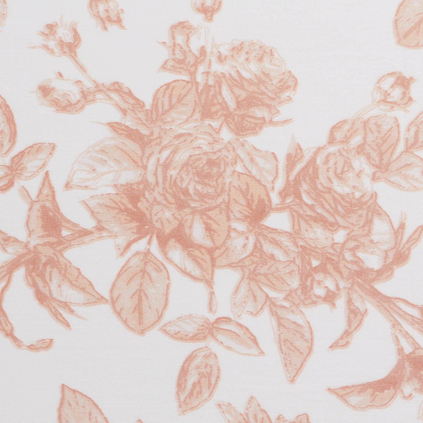 100% Organic Cotton Pink Rose Print Leaves Print Sheet Set